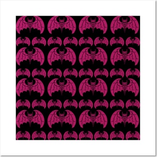 Pink bat Posters and Art